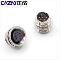 M16 female male C091  front mounting rear mounting metal receptacle with O-ring seal and ring nut mount  connector 4-12pin